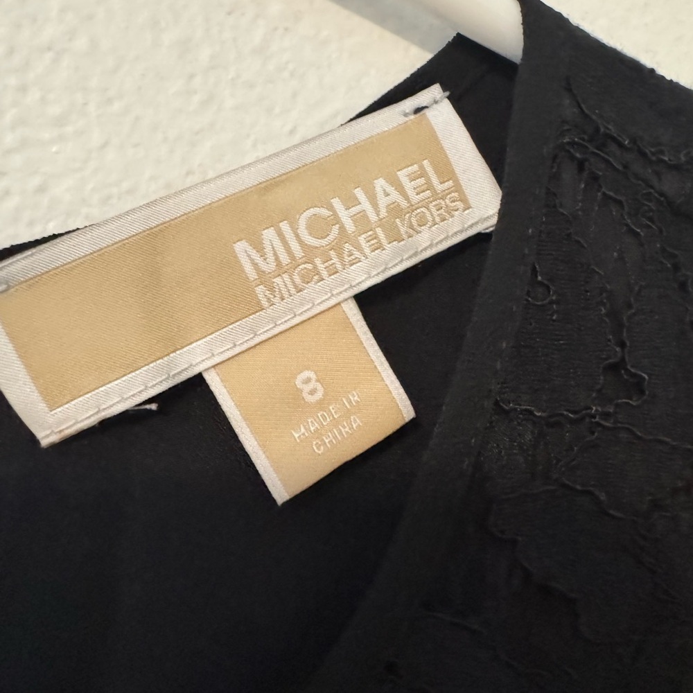 Michael Kors Black Sheath Mini Dress - Picture 3 of 8